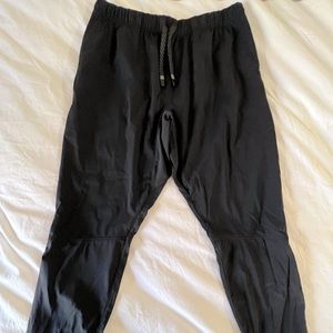 Fabletics Black Joggers - Tapered Bottom
